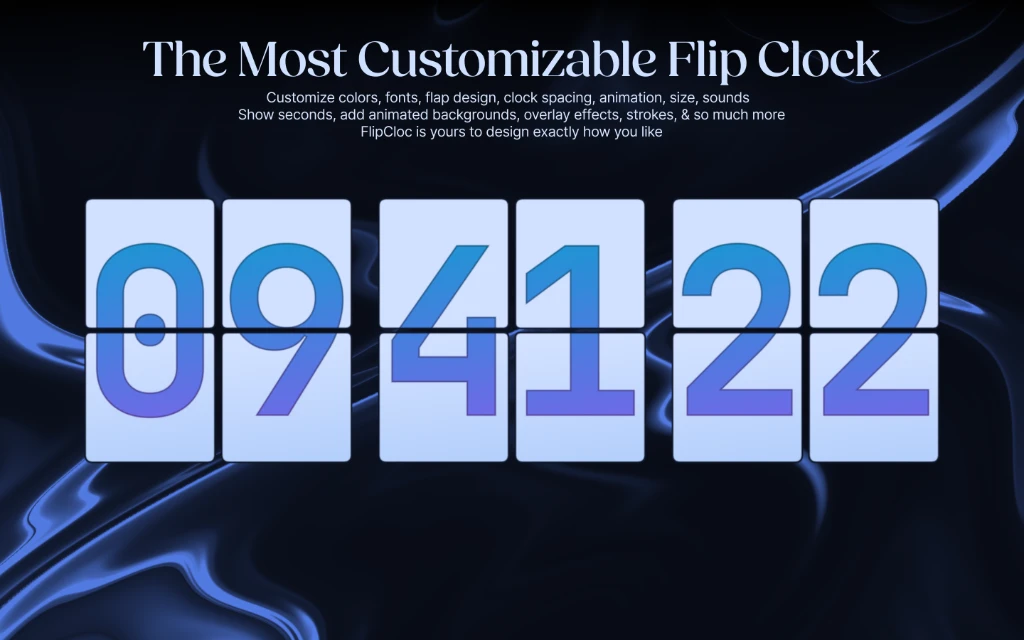 FlipCloc Feature 1
